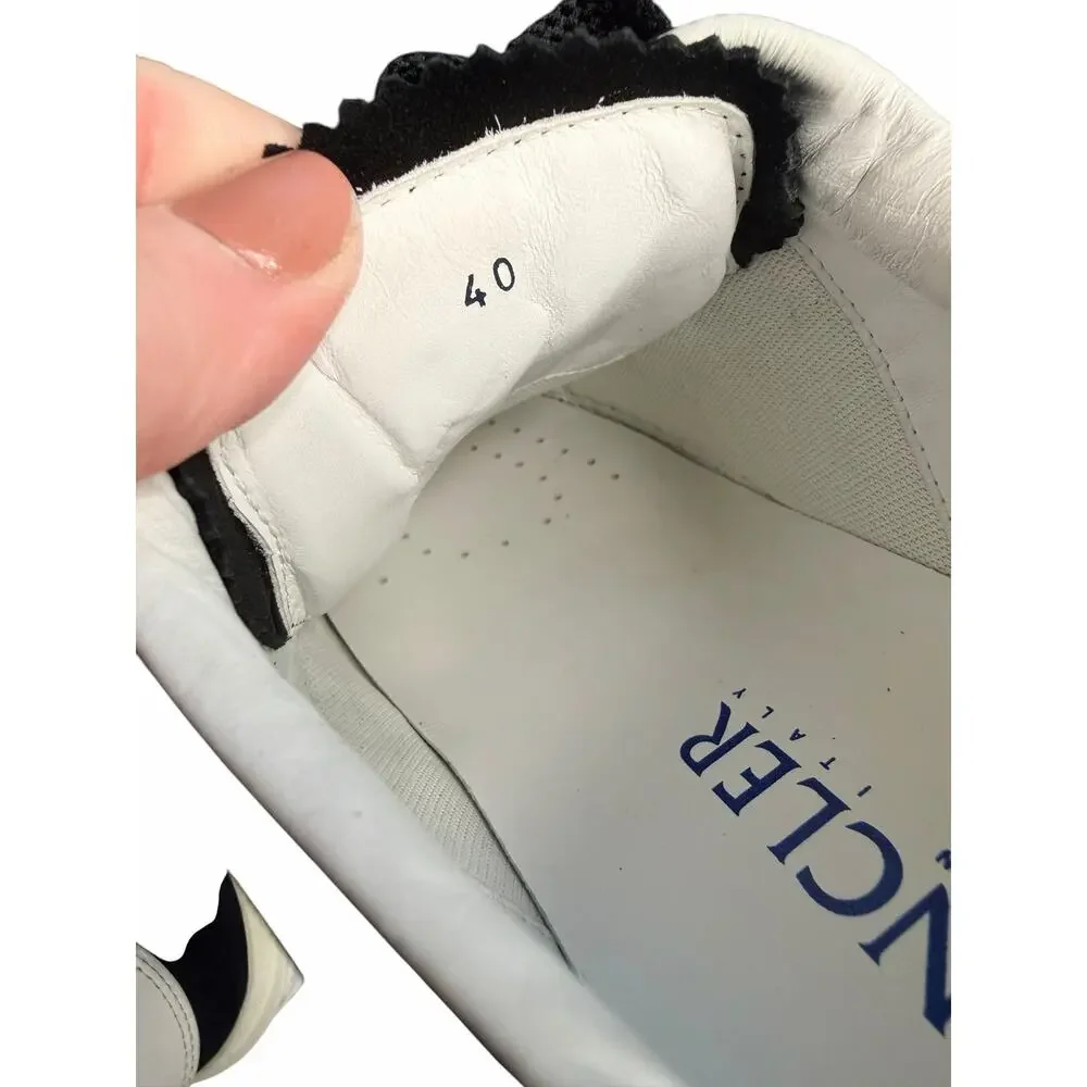 Moncler NIB Monaco M Sneakers in Black/White Tricolor Size 40